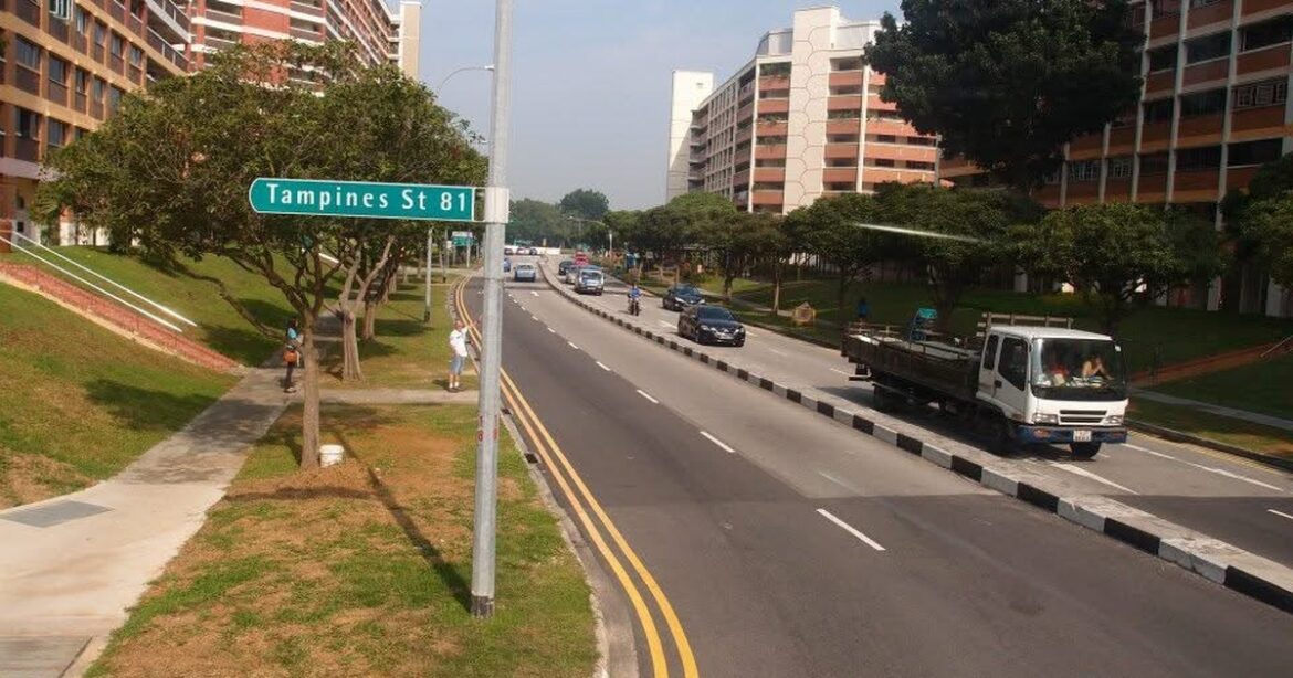 2012年新加坡 Tampines 住宅區街景